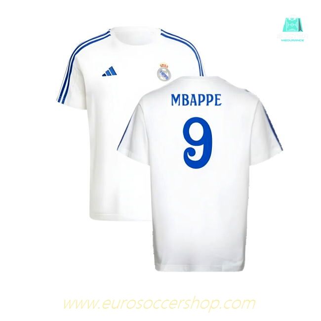 2024-2025 Real Madrid DNA Tee (White) (Mbappe 9)