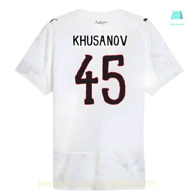 2025-2026 KIDSUPER x Manchester City CWC Authentic Shirt (White) (Khusanov 45)