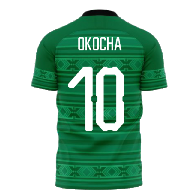 Top Quality Nigeria 2020-2021 Home Jersey (OKOCHA 10)
