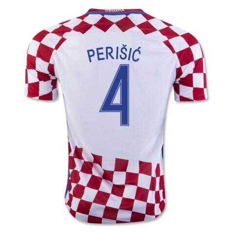 Croatia Home 2016 Perisic 4 Soccer Jersey Shirt - Official Replica
