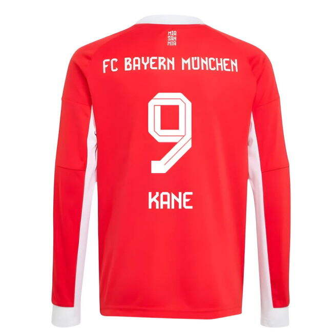 2025-2026 Bayern Munich Home Shirt - Kids (Kane 9) Stretch Fabric