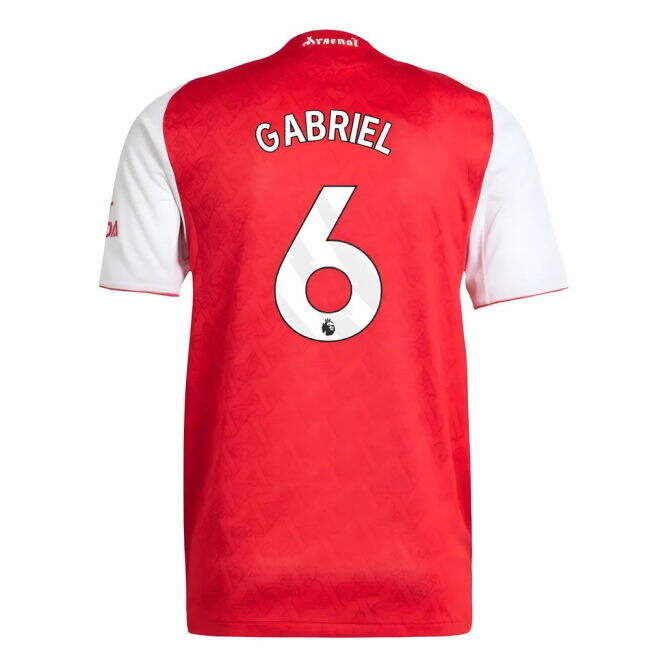 Performance 2025-2026 Arsenal Home Stretchable Popular Gabriel 6#244