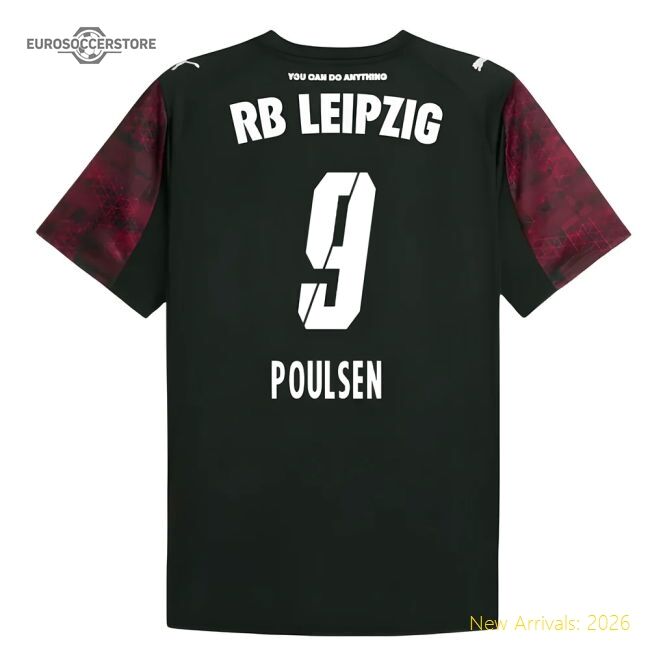 High-quality 2025-2026 Red Bull Leipzig Third Shirt (poulsen 9)