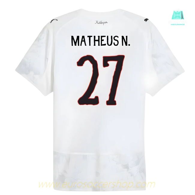 2025-2026 KIDSUPER x Manchester City CWC Authentic Shirt (White) (Matheus N. 27)