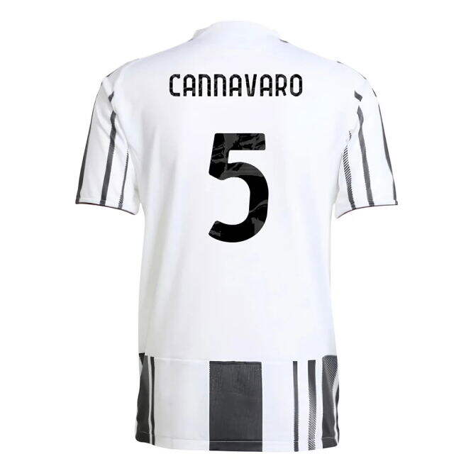 Juve Juventus Authentic Home Shirt Cannavaro #5 Pro Series Officia...