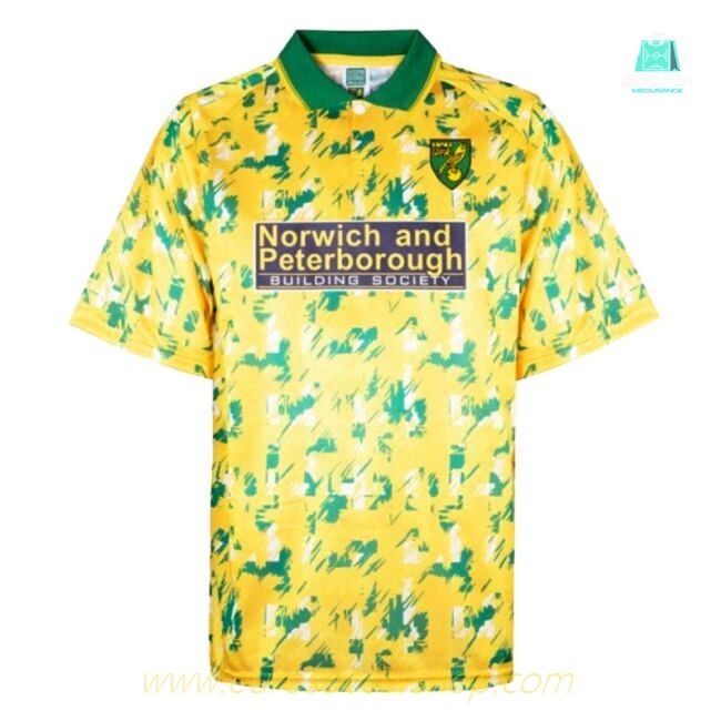 Norwich City 1993 Home Retro Shirt (Your Name)