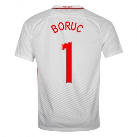 Poland Home 2016 Boruc 1 Soccer Jersey Shirt - Official Replica 23895