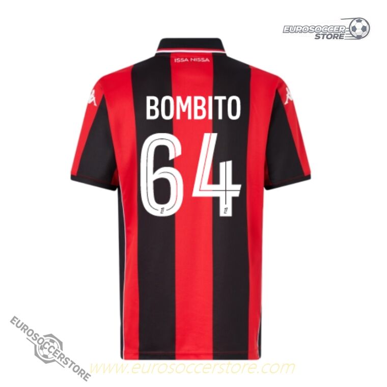 OGC Nice's Home BOMBITO 64 Jersey for the 25-26 season.