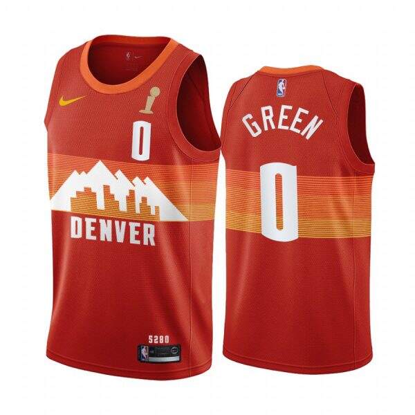 Nuggets #0 Christian Braun High-Quality 2023 Finals NBA Jersey - Red