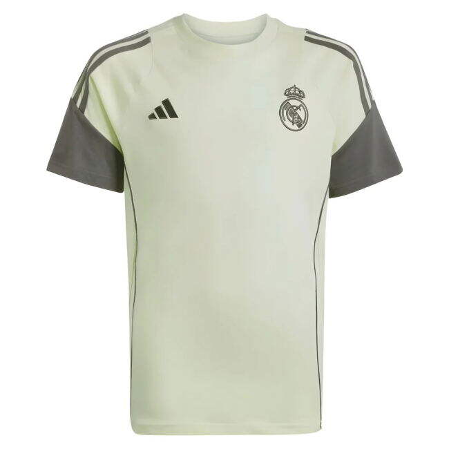 2025-2026 Real Madrid Training Tee (Almost Lime) - Kids