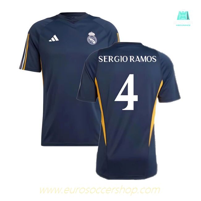 2023-2024 Real Madrid Training Shirt (Legend Ink) (Sergio Ramos 4)