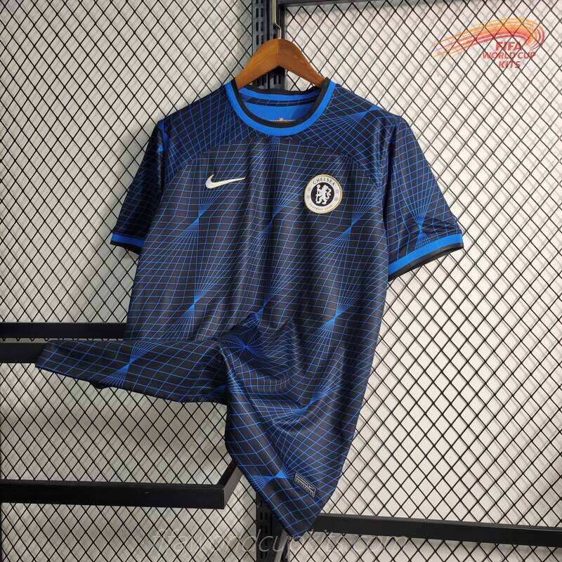 Chelsea 23-24 Away Black/Blue Football Kit