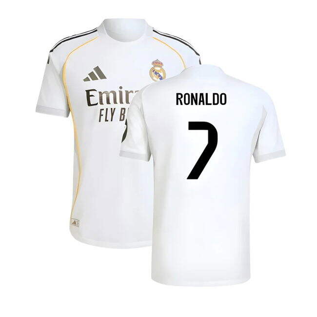 Rare Real Madrid Home Collector Jersey 2025-2026 (Ronaldo 7)