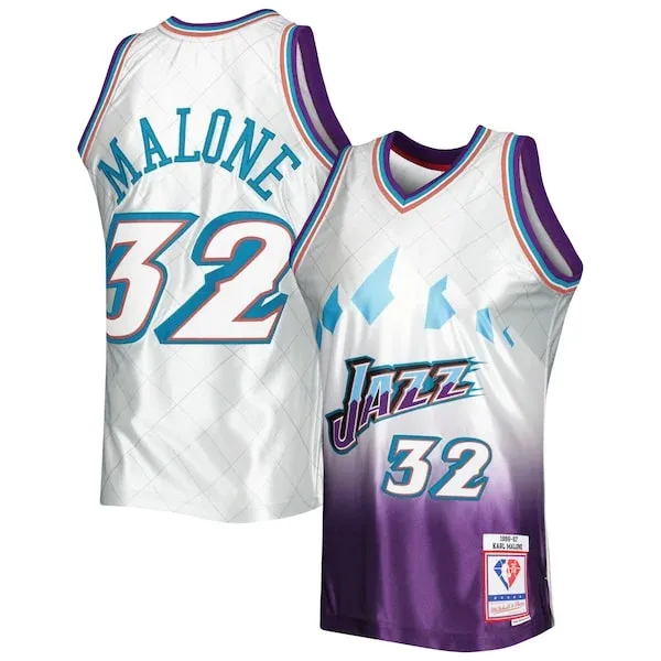 Karl Malone UTA Swingman Jersey - Budget-Friendly - Licensed Product