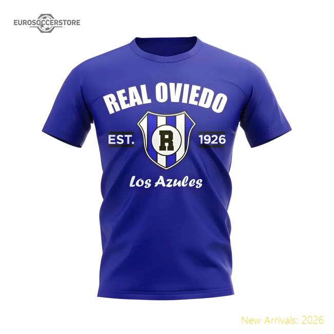 Premium Real Oviedo Established Football T-shirt (blue)