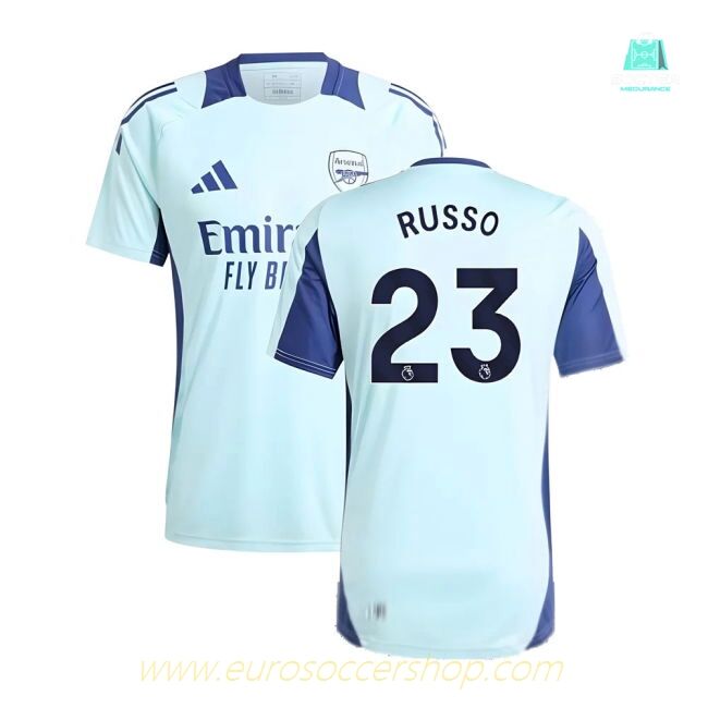 2024-2025 Arsenal Training Jersey (Clear Aqua) (Russo 23)