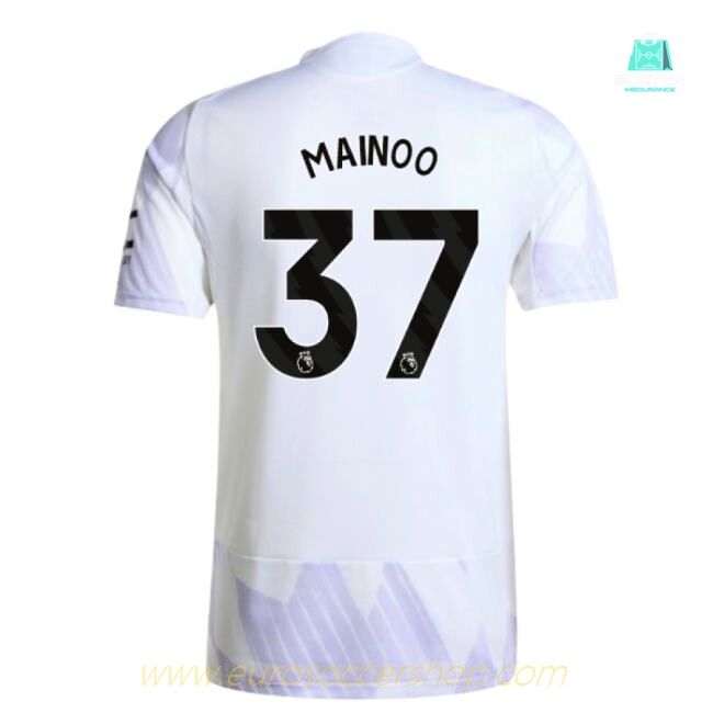 2025-2026 Man Utd Authentic Away Shirt (Mainoo 37)