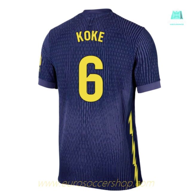 2025-2026 Atletico Madrid Authentic Away Shirt (Koke 6)