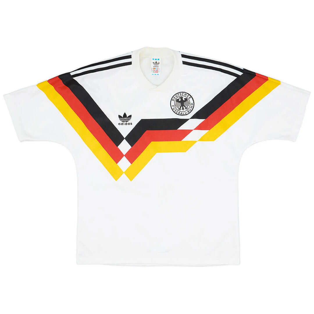 Retro Germany 1990 Home Soccer Jersey Authentic Kit