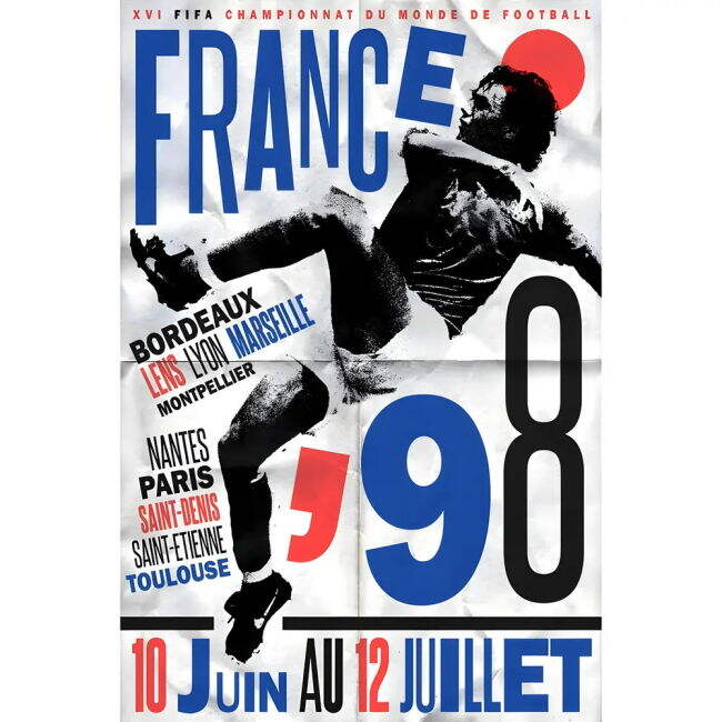 France 1998 Replica Quality France Home Fan Jersey (Adults) (1)