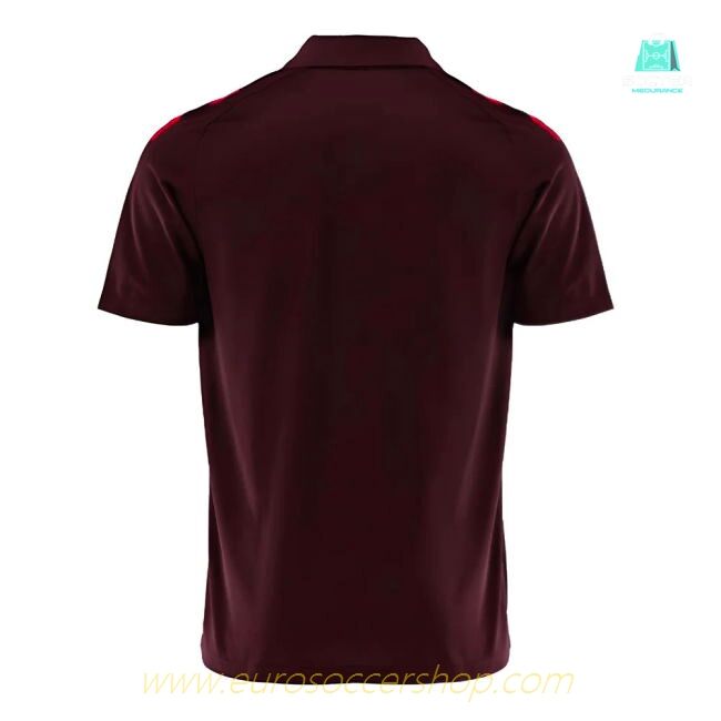 2024-2025 Bayern Munich Polo Shirt (Shadow Maroon)
