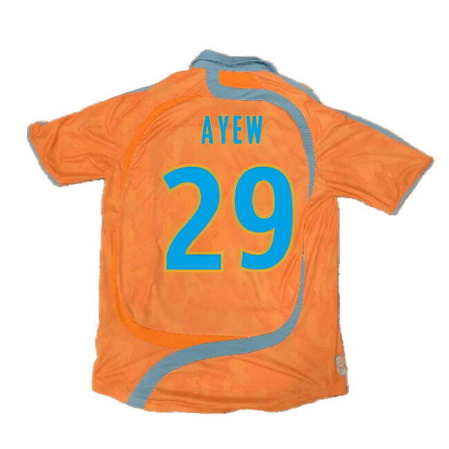 Marseille 2007-08 Third Shirt ((Good) M) (Ayew 29)