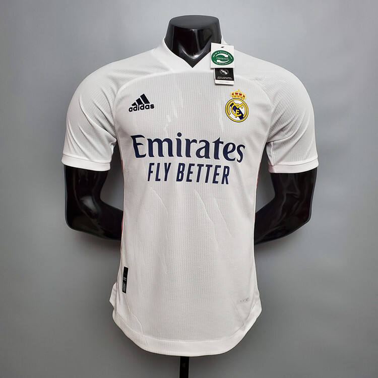 Real Madrid Soccer Shirt 20-21 Home White Soccer Jersey Player