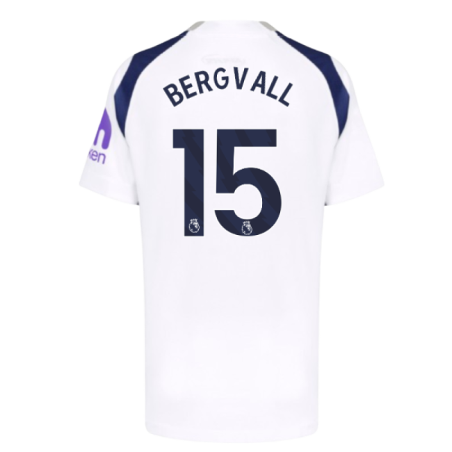 Tottenham 2025-20 Home Football Kit Bergvall 15 L M S Kids