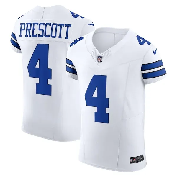 Performance Dallas Cowboys Elite Jersey - Premium White NFL Fan Jer...