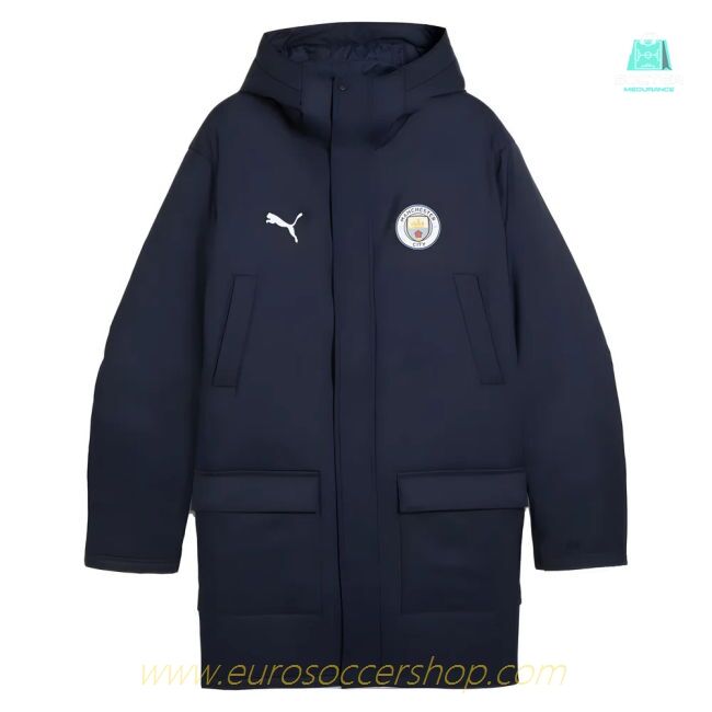 2025-2026 Man City Training Winter Coat (Deep Navy)