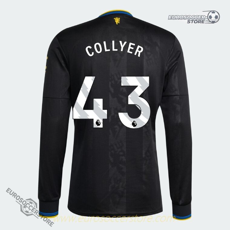 Manchester United 25-26 Third Long Sleeve COLLYER 43 Football Jersey