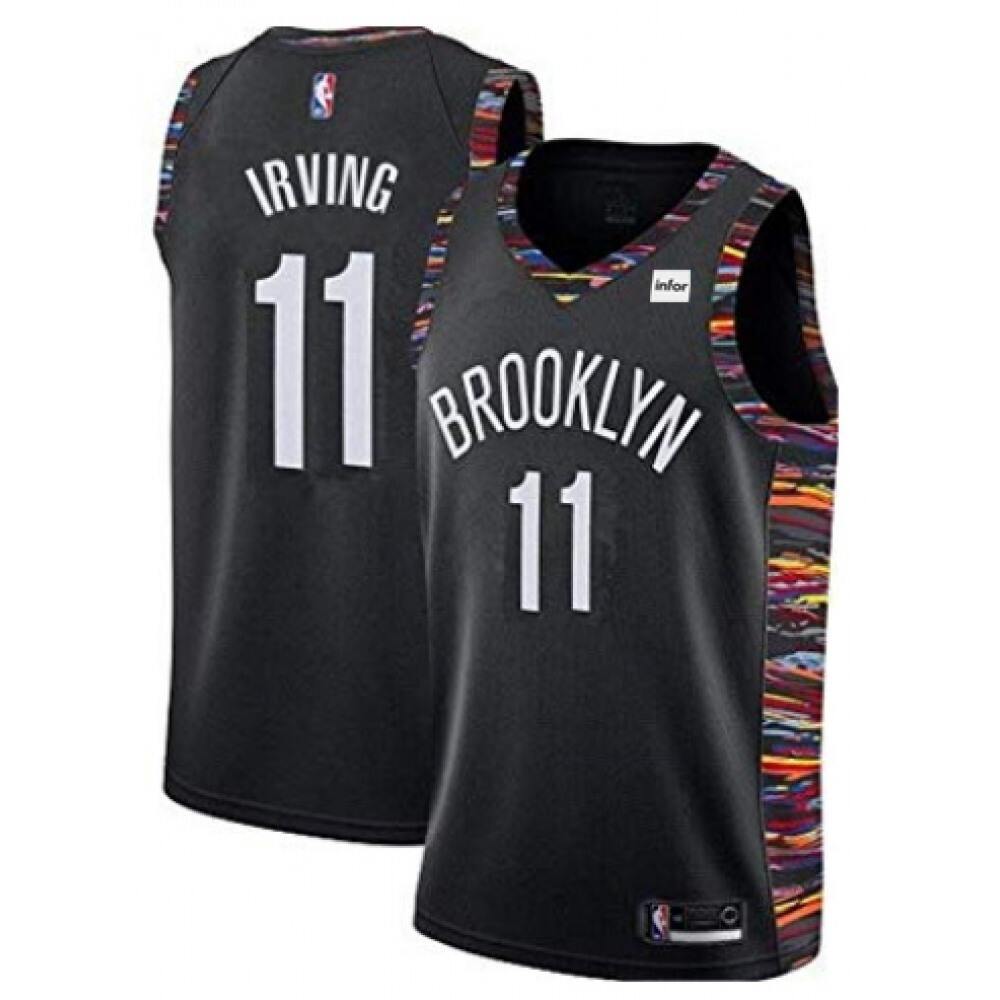 High-Quality Brooklyn Nets 11 Jersey - Black - NBA Collection