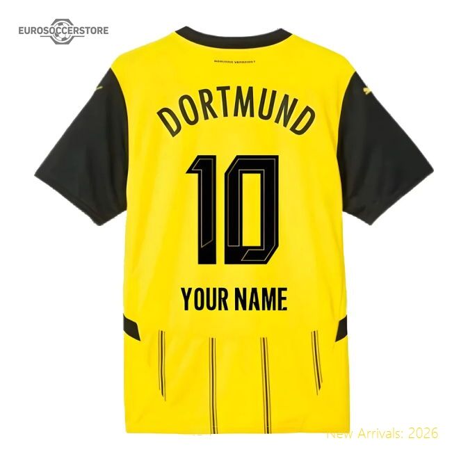 Exceptional 2024-2025 Borussia Dortmund Home Shirt (your Name)