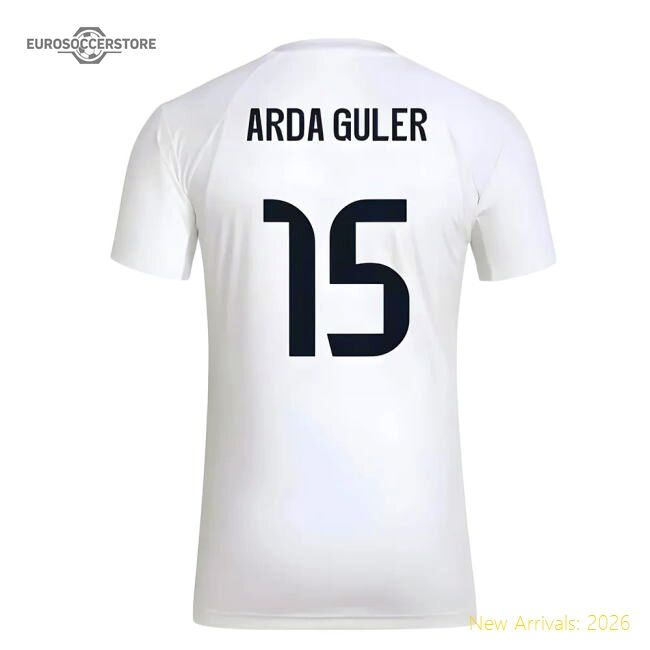 First-class 2025-2026 Real Madrid Seasonal Graphic Tee (white) (ard