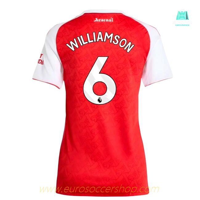 2025-2026 Arsenal Home Shirt (Womens) (Williamson 6)