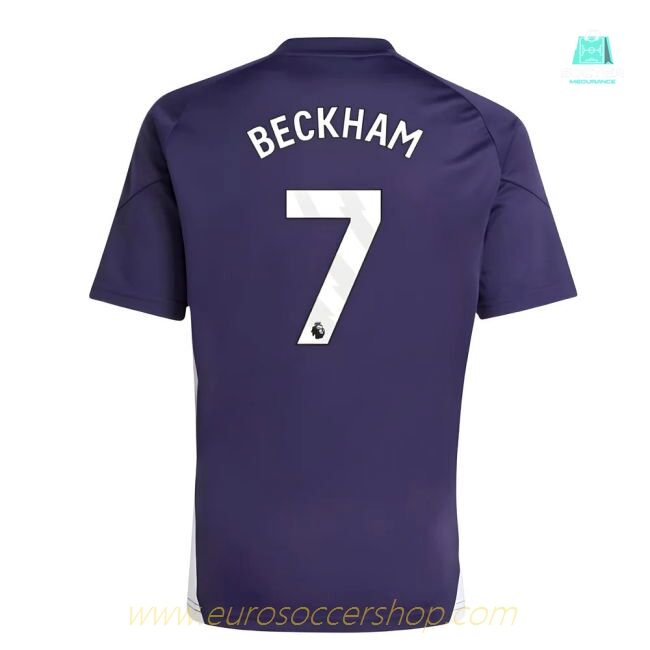 2025-2026 Man Utd Training Tee (Aurora Plum) (Beckham 7)