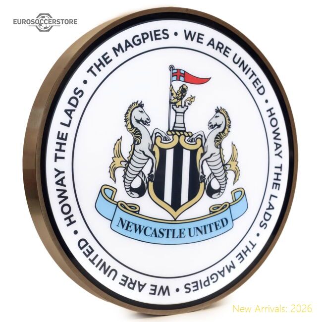 Newcastle United Fc 12 Inch Led Wall Light - Fantastic Value