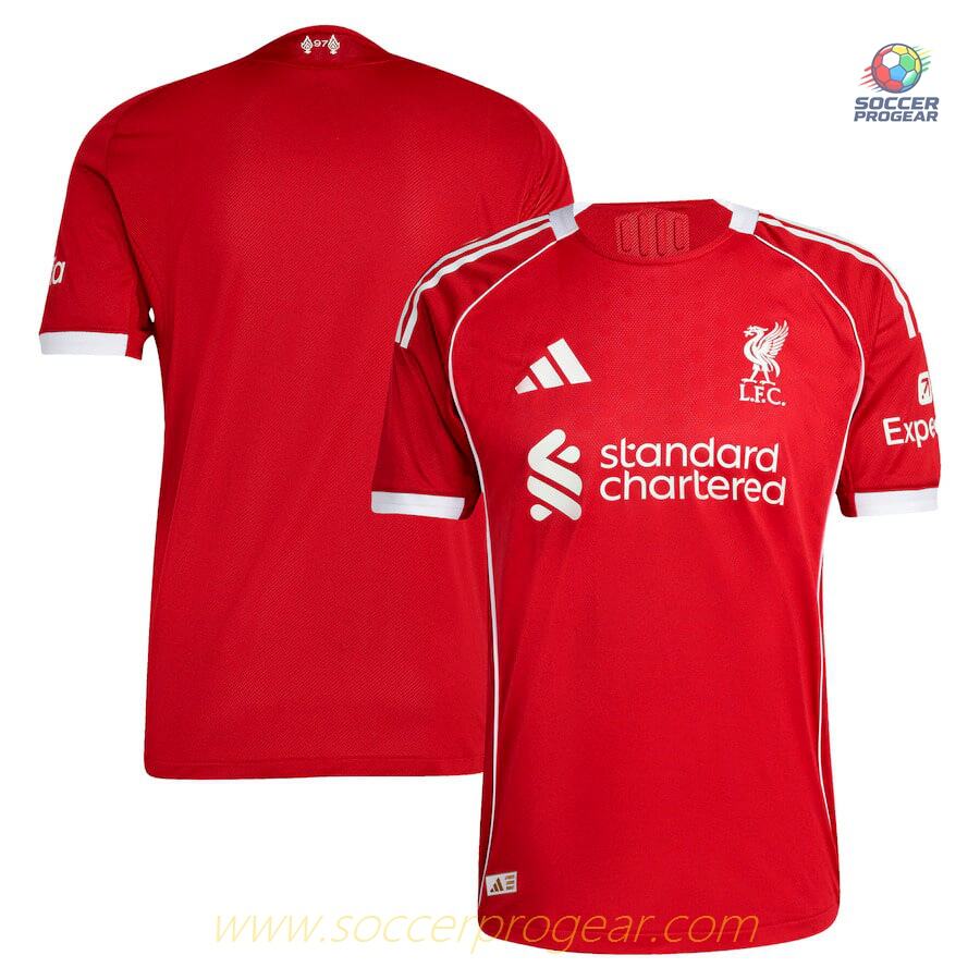 Liverpool Home Match Shirt 2025-26 Edition