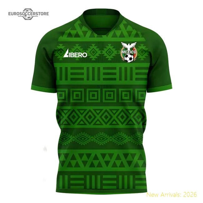Elite Mexico Concept 20252026 Home Kit S3436chest Retro