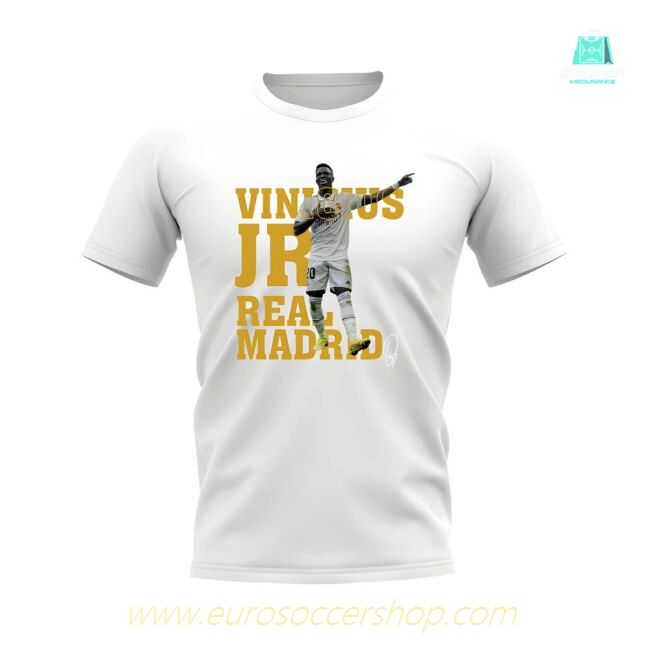 Vinicius jr Real Madrid Player Tee (White)