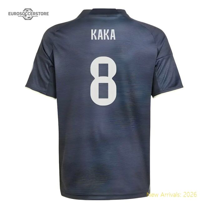 Outstanding 2025-2026 Real Madrid Road Jersey (kids) (kaka 8)