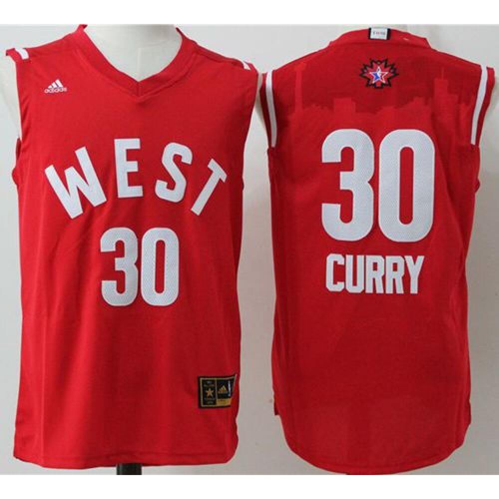Durable Stephen Curry30 Red Jersey - - Game Day Essential