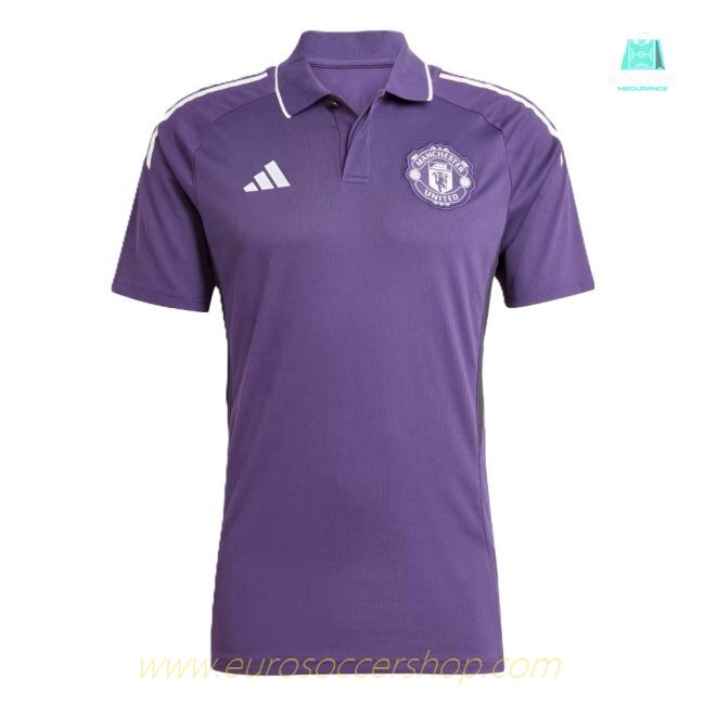 2025-2026 Man Utd Polo Shirt (Aurora Plum)