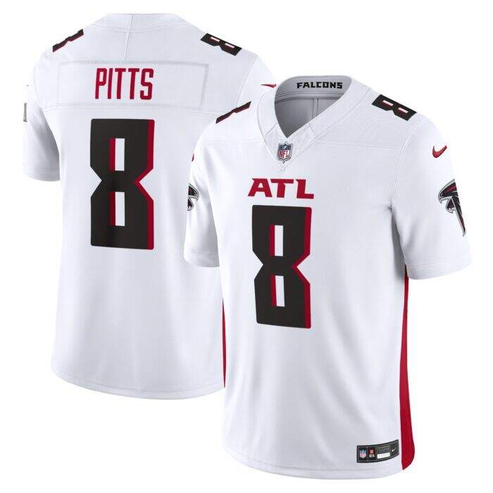 Men's Atlanta Falcons Kyle Pitts Nike White Vapor F.U.S.E....