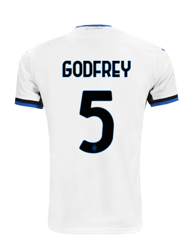 Atalanta's 24-25 Away GODFREY 5 Football Jersey