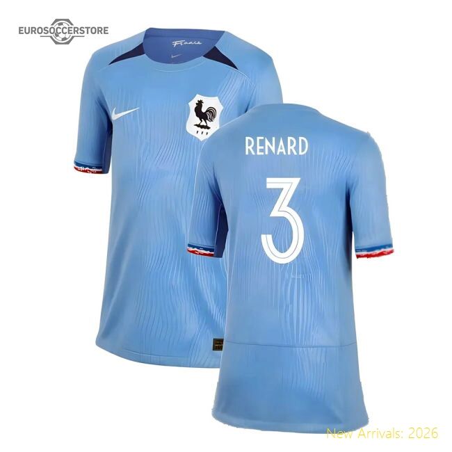 Genuine France 2023-2024 Home Shirt (fra) Sleek Retro Modern