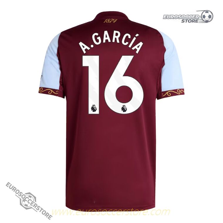 Aston Villa 25-26 Home Jersey A.GARCÍA #16