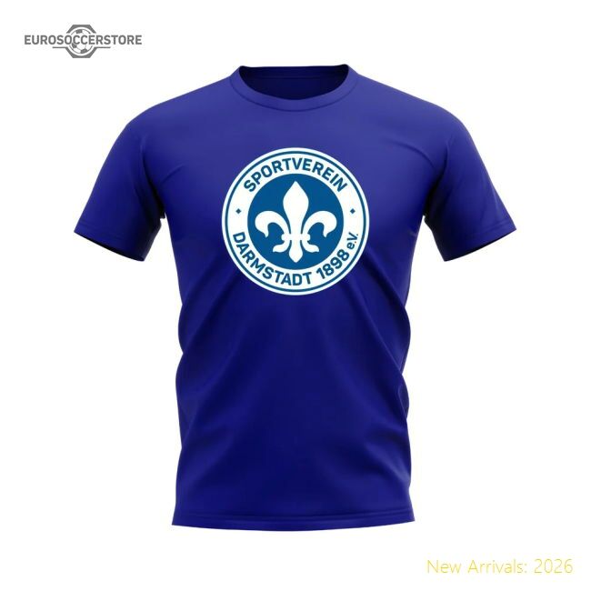 Darmstadt Badge Casual Tee (royal Blue) - Cost-effective