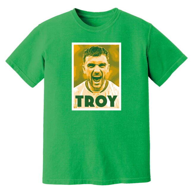 Troy Parrott T-Shirt (Green) Official Premium Authentic