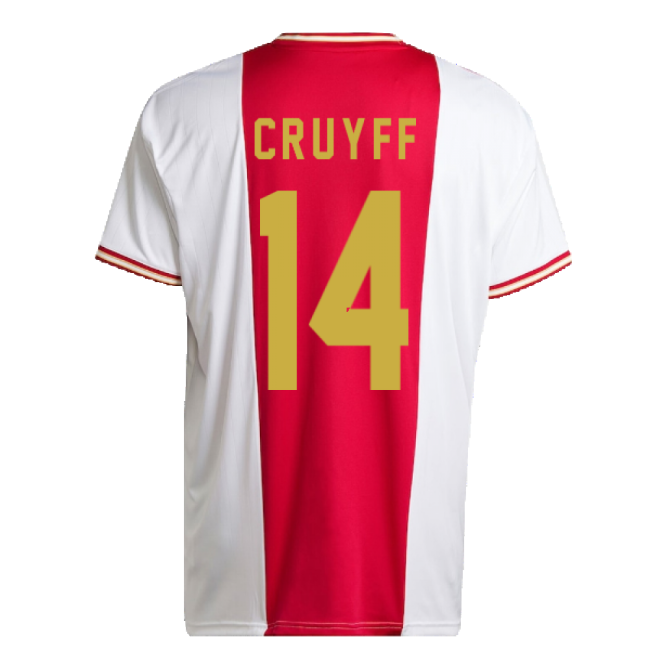 Genuine Main Shirt Cruyff 1 #4 Latest Season Vintage Licensed P (v10)